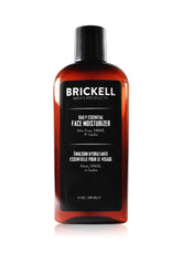 Brickell Men's Daily Essential Moisturizer unscented jar provides lightweight, oil-free hydration for all skin types.