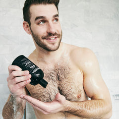 Brickell Men's Invigorating Mint Body Wash lather – rich, minty foam for thorough cleansing.