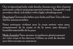 Brickell Men's Invigorating Mint Body Wash tea tree oil drop – natural cleansing boost with spa-like scent.