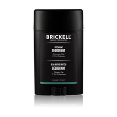 Brickell Men's Natural Deodorant Fresh Mint application for all-day freshness