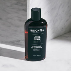 Brickell Men's Redefining Face Wash MSM inclusion helps support skin vitality during cleansing.