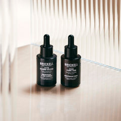 Brickell unscented-serum-packaging emphasizes fragrance-free care for sensitive skin.