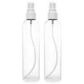 BRIGHTFROM 8oz fine mist bottle, clear, travel-ready for skincare and dispensing.