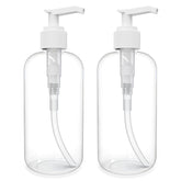 BRIGHTFROM 8 oz pump bottle empty for easy refills and mess-free dispensing.