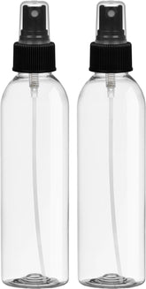 BRIGHTFROM fine mist bottle 6oz clear for precise facial mists on the go