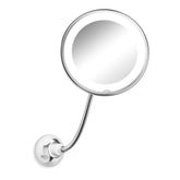 Brightown 10x magnifying mirror light close-up for precise makeup detail and inspection