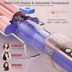 Brightup Pro 2 curling barrels deliver spiral and bouncy curls.
