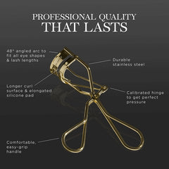 Brilliant Beauty eyelash curler ergonomic handle for precise curling