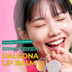 BRING GREEN Netflix Squid Game lip balm close-up with sugar fragrance