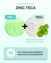 BRING GREEN Zinc Teca Serum texture swirl reveals lightweight hydrating consistency.