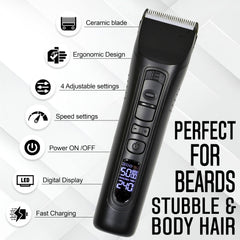 Brio Beardscape V1 silent operation during precise beard shaping