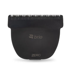 Brio Zero Blade close-cut close-up showing ultra-precise 0.2mm trim for sharp lines