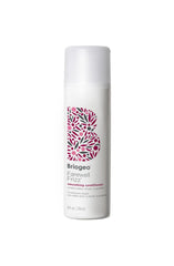 Briogeo Farewell Frizz conditioner bottle demonstrates gentle frizz control and radiant shine.