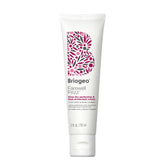 Briogeo Farewell Frizz heat protectant cream bottle demonstrates heat protection up to 450°F
