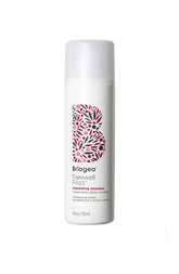 Briogeo Farewell Frizz Shampoo bottle for frizz-control cleansing and smooth results.