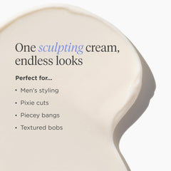 Unstyled hair before styling contrasted with Briogeo's lightweight, non-greasy finish.