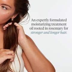 Briogeo Scalp Revival rosemary close-up showing scalp health benefits