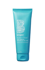 Briogeo Style + Treat air-dry cream bottle; frizz-control for air-dried hair
