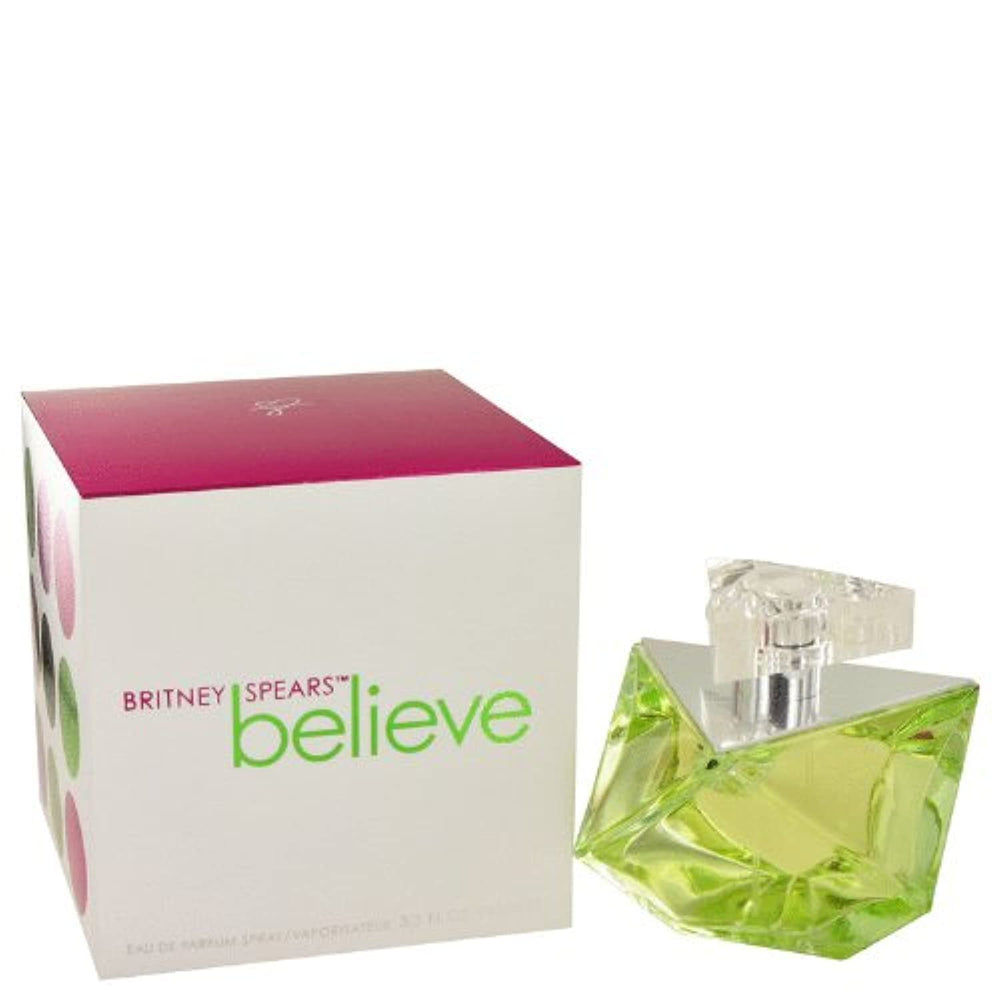 Britney Spears Believe EDP bottle close-up for everyday wear.