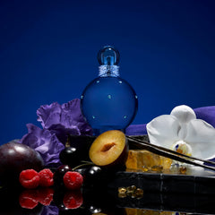 Britney Spears Midnight Fantasy heart notes of orchid and freesia