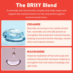 BRIXY Strengthening Shampoo Bar with rosemary oil supports scalp vitality.