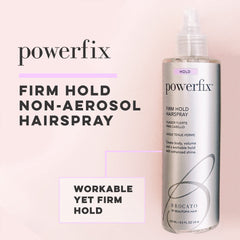 Brocato Powerfix spray-dispense nozzle enables precise application for quick styling