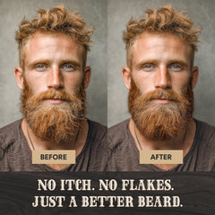 Bronmans beard butter application on hands demonstrates easy, non-greasy moisture for beard
