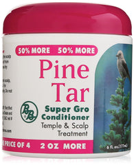 Bronner Bros Pine Tar Super Gro bottle ready for daily scalp care.