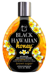 Brown Sugar black Hawaiian honey advanced 200X bronzer bottle for deep bronze shade
