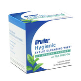 Bruder Hygienic Eyelid Wipes with Tea Tree Oil box supports daily lid hygiene.