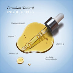 Bruizex facial oil dropper closeup for smooth, even massage application