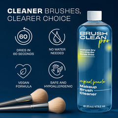 Brush Clean Pro Original Brush Cleaner bristles close-up shows buildup removal and gentle cleaning.