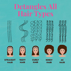 Brush With The Best maroon detangler brush smoothing-coils highlights coil-friendly design for curls.