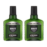 Brut Signature aftershave bottle 2pk showcases a bold masculine fragrance for daily grooming.
