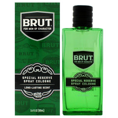Brut Special Reserve for Men bottle front showing timeless design for daily wear