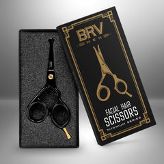 BRV MEN ergonomic right-handed grip shown for comfortable, controlled trimming.