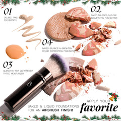 BS-MALL kabuki brush for smooth, even foundation application.