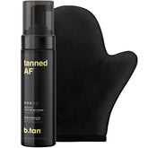 B.TAN dark self-tanner kit with mitt included for ultra-smooth application.