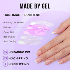 BTArtbox nail glue and adhesive tabs included for durable wear.
