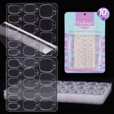 BTArtbox nail stickers show 10 sheets and 15 sizes for a precise fit