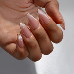 BTArtbox press-on nails Almond sculpting detail highlights precise fit and durable gel finish