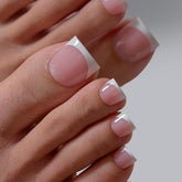 BTArtbox press on toenails showcasing the real square shape for a refined look