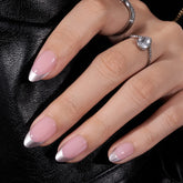 BTArtbox Rock Me nails close-up with almond shape and glossy gel finish.
