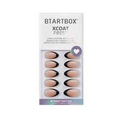 BTArtbox seamless cuticle line nails create a realistic look.