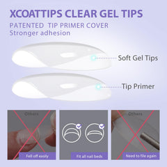 BTArtbox XCOATTIPS tip primer cover illustrates improved adhesion without extra filing