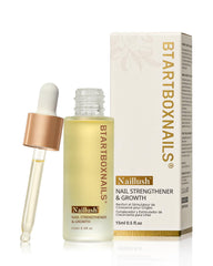 BTArtboxNails Naillush bottle close-up for easy application and growth support