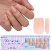 BTArtboxnails short square tips with pre-applied primer offer stronger adhesion in quick applications.