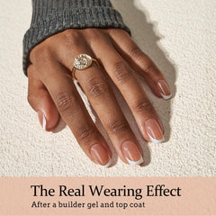 BTArtboxnails XCOATTIPS brown-tone French tips with natural contour