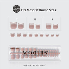 BTARTBOXNAILS XCOATTIPS glitter extension tips add sparkle