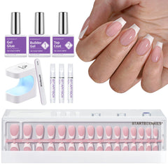 BTArtboxnails XCOATTIPS kit cover shows all-in-one French manicure solution for easy home nails